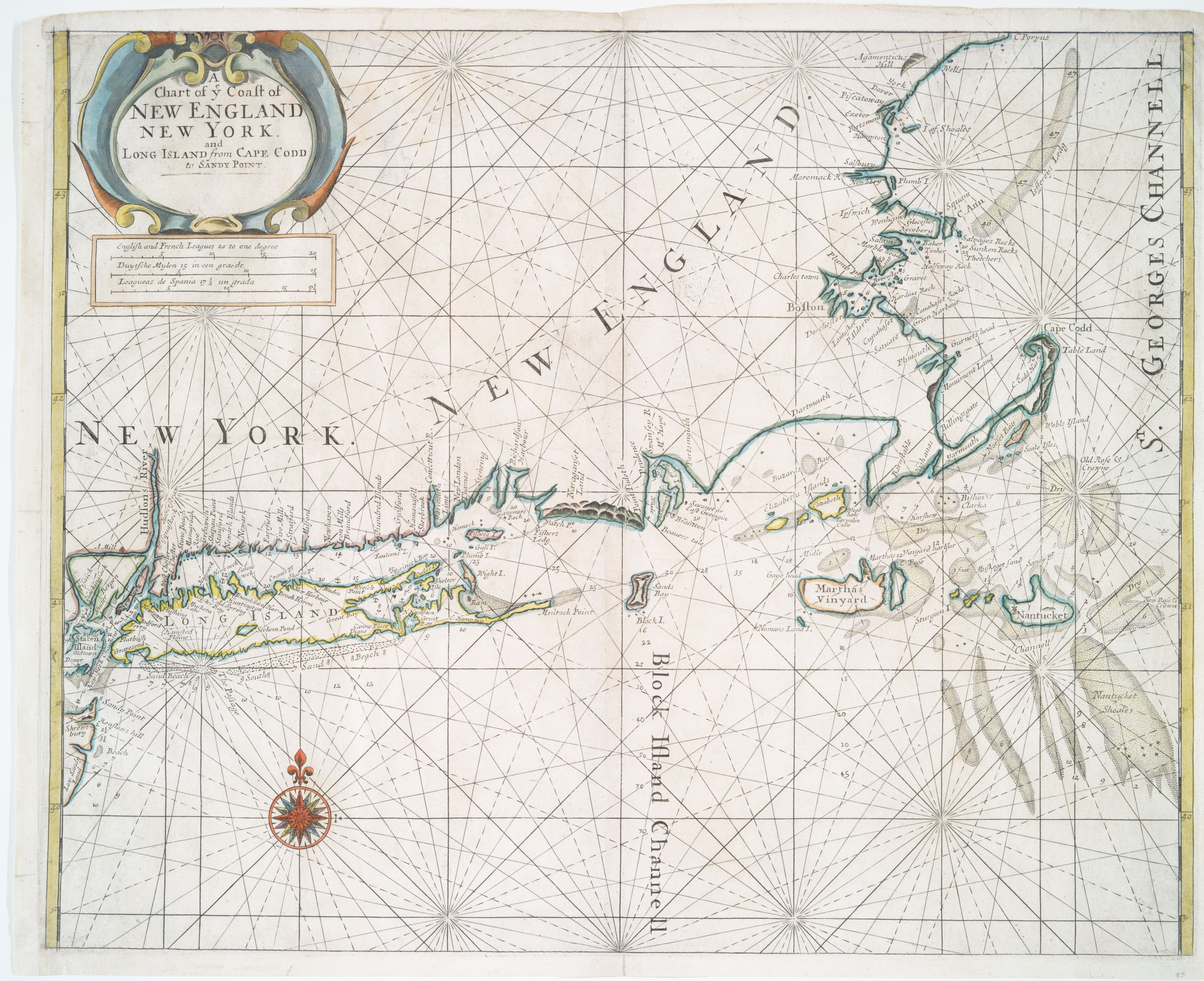 1706 Long Island Map
