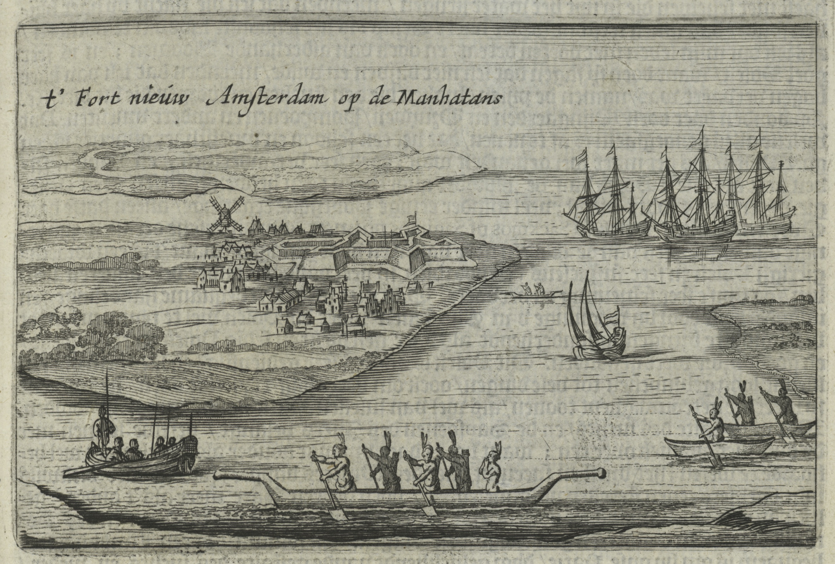 Hartger's view of New Amsterdam 1626