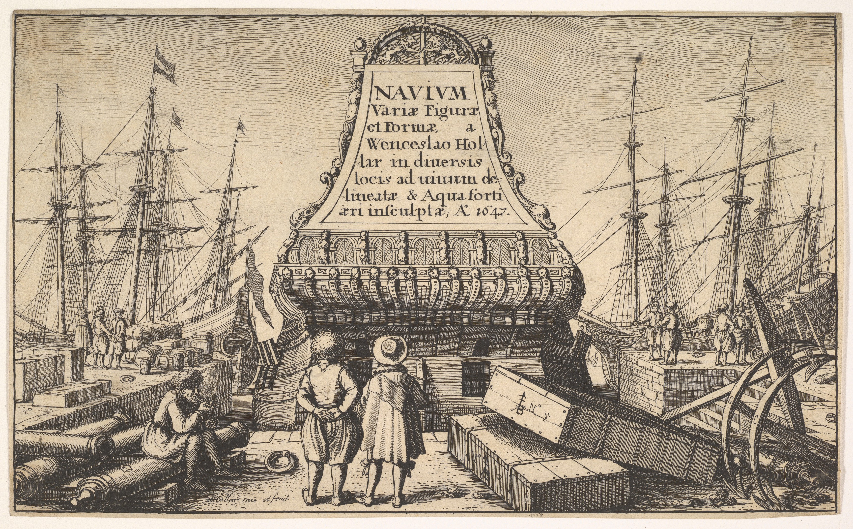 Met Museum Dutch Ship Building 1647