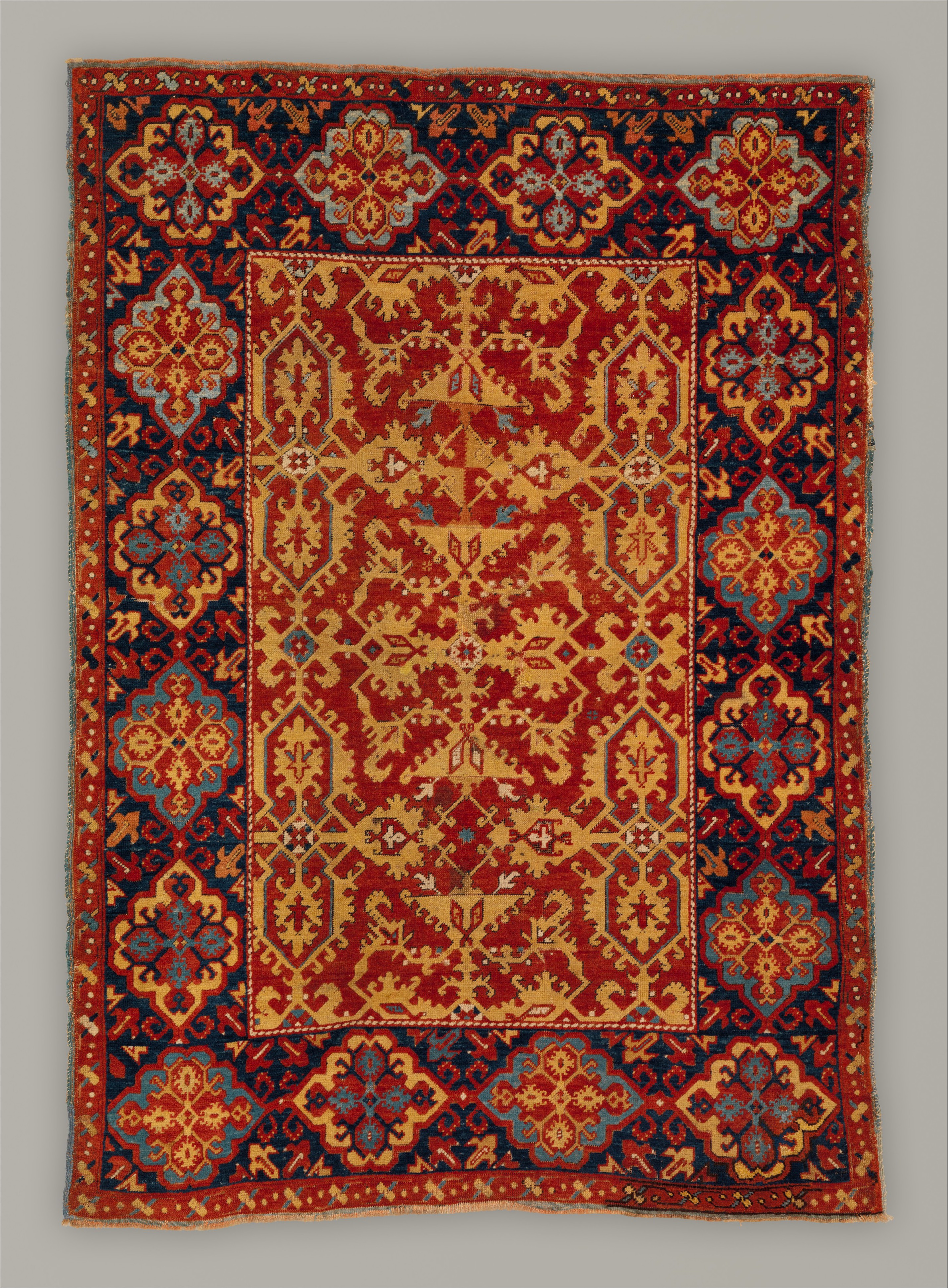 Met Museum 17th Century Turkish Carpet